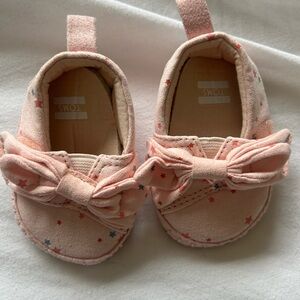 Toms Blush Star Baby Shoes